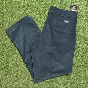 NWT Dickies Regular Fit Corudroy Men’s Pants Size 38X32 Air Force Blue